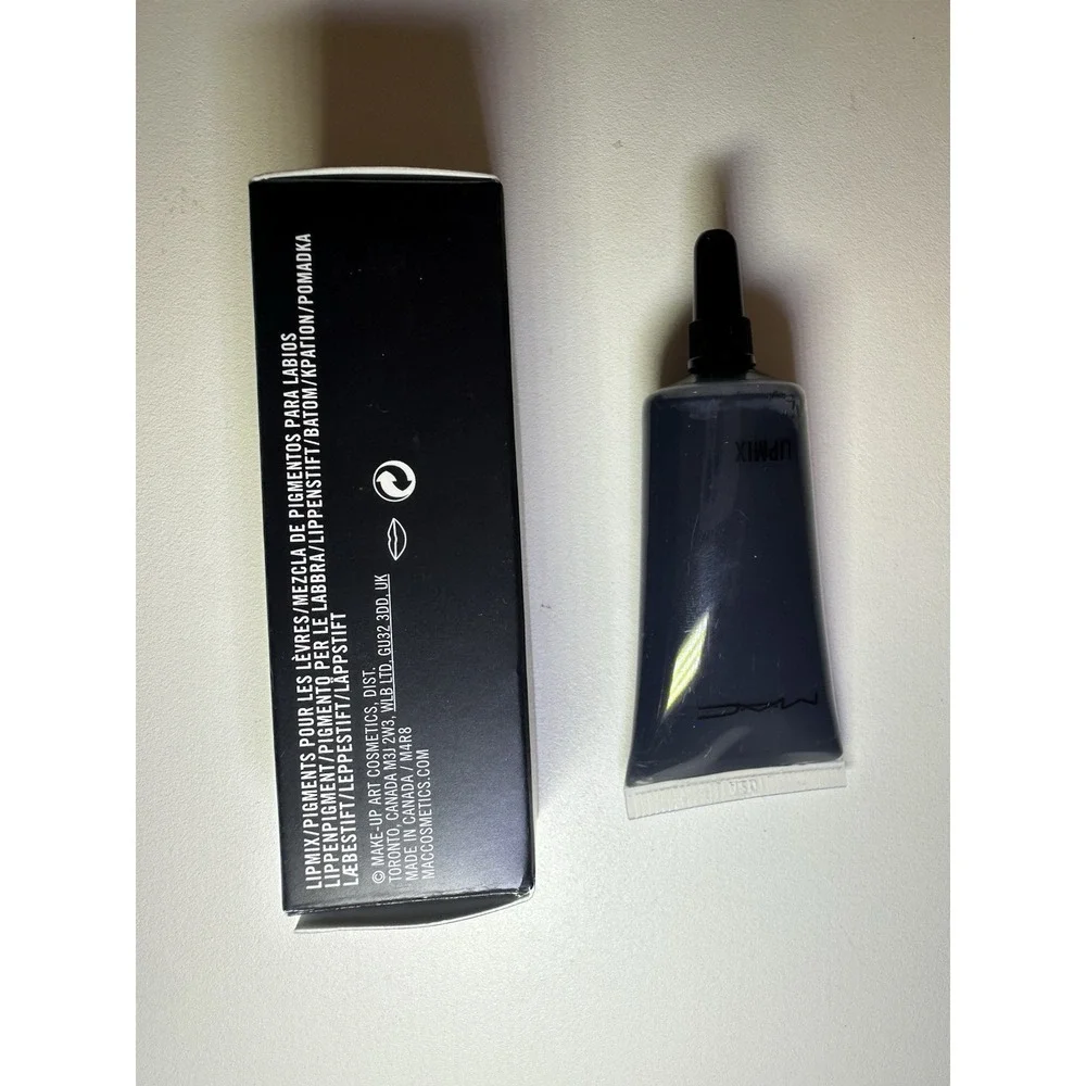 MAC COSMETICS LIPMIX PIGMENTS (BLACK) 10ML / 0.33oz NIB M4R8